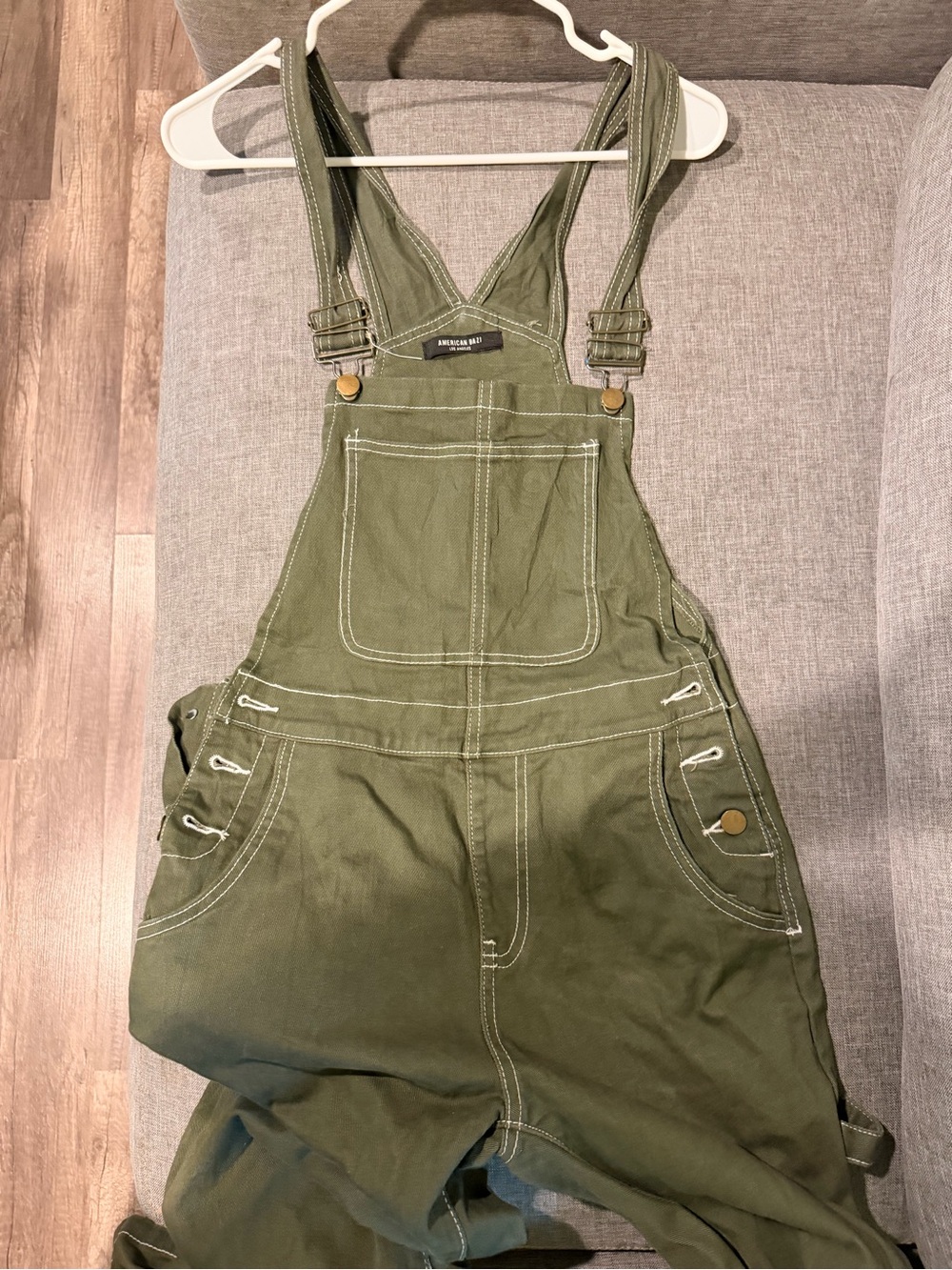 American Rag Olive Green Men's Cargo Short Overalls